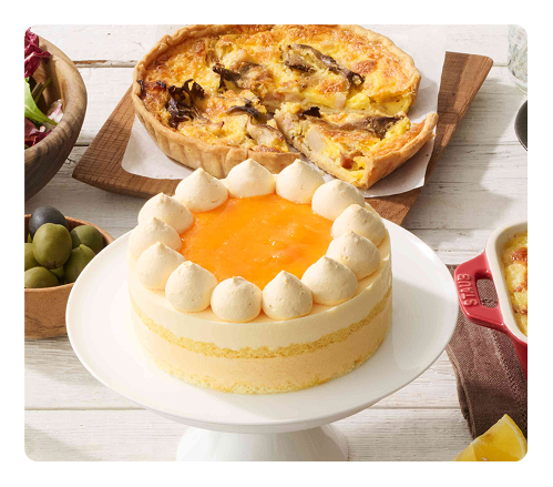 食卓に並ぶメロンシャルマン