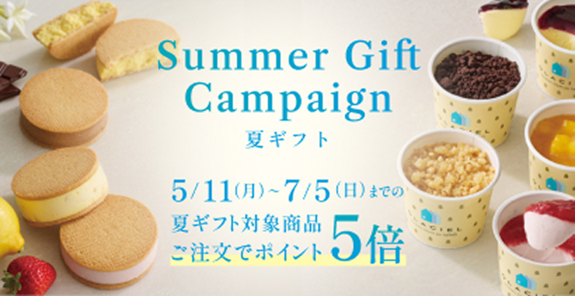 夏ギフト ポイント5倍