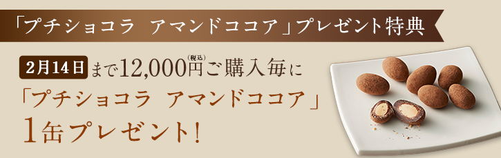 「プチショコラ アマンドココア」プレゼント特典