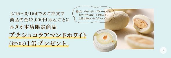 プチショコラアマンドホワイトプレゼント